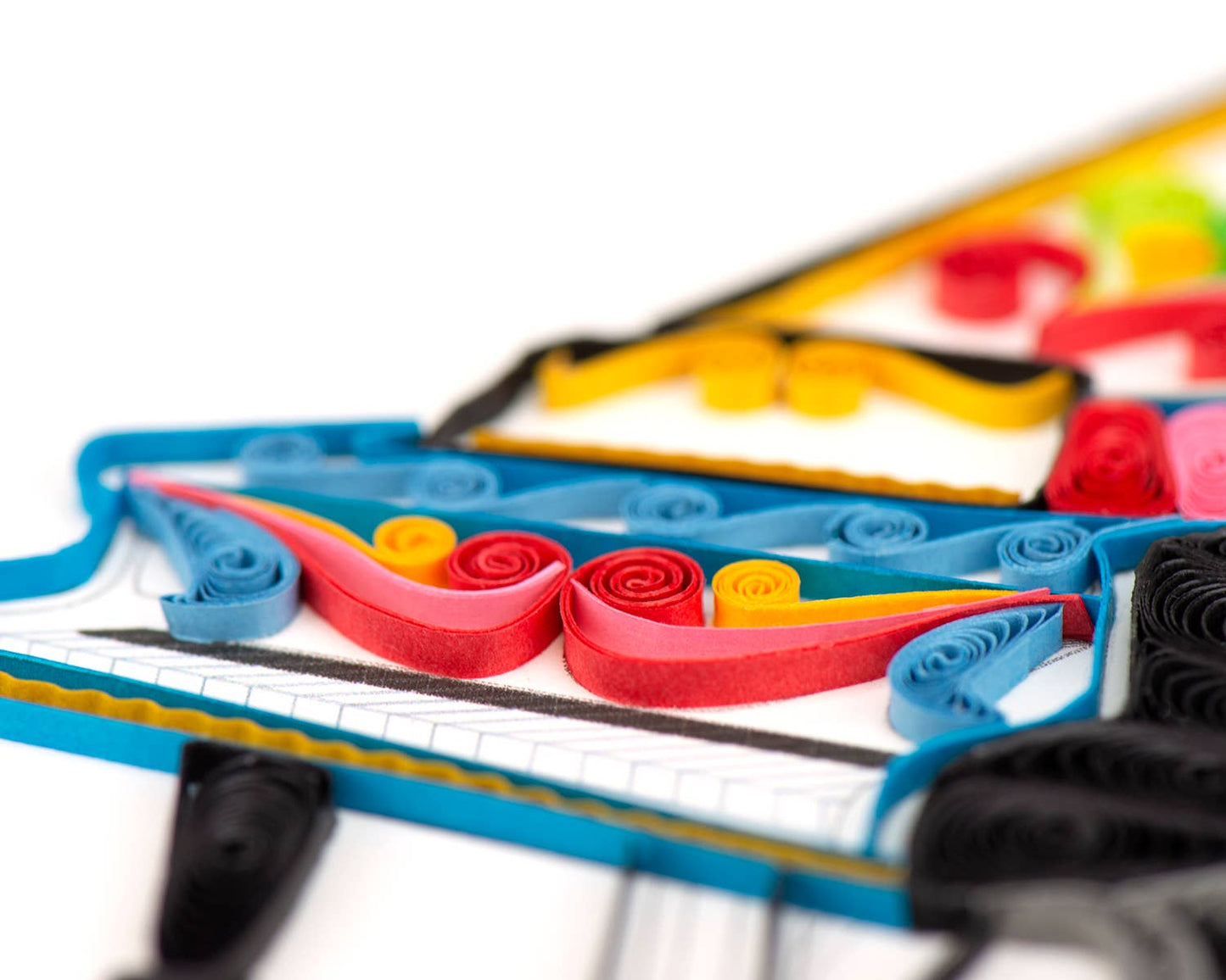 Quilled Greeting Card, "Grand Piano"