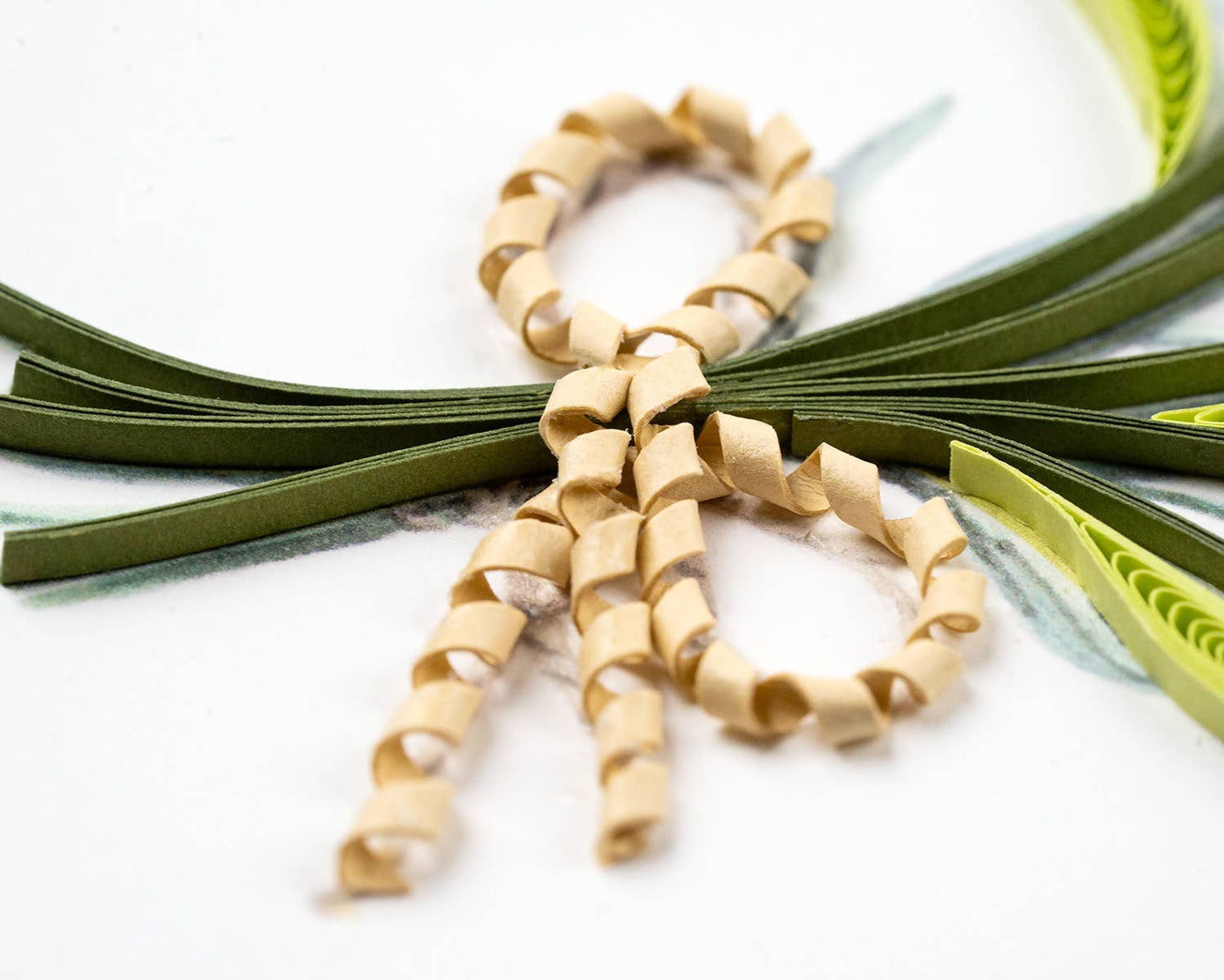 Quilled Greeting Card, "Lavender Bunch"