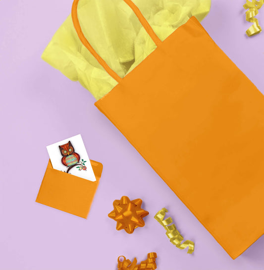 Quilled Gift Enclosure, "Colorful Owl"