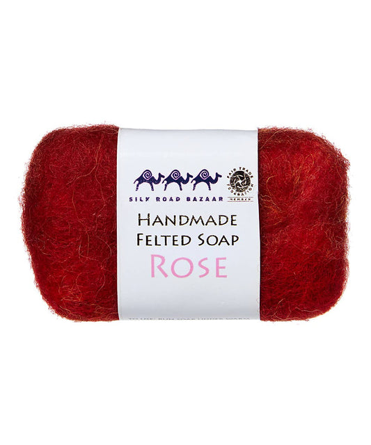 Felted Soap, Rose