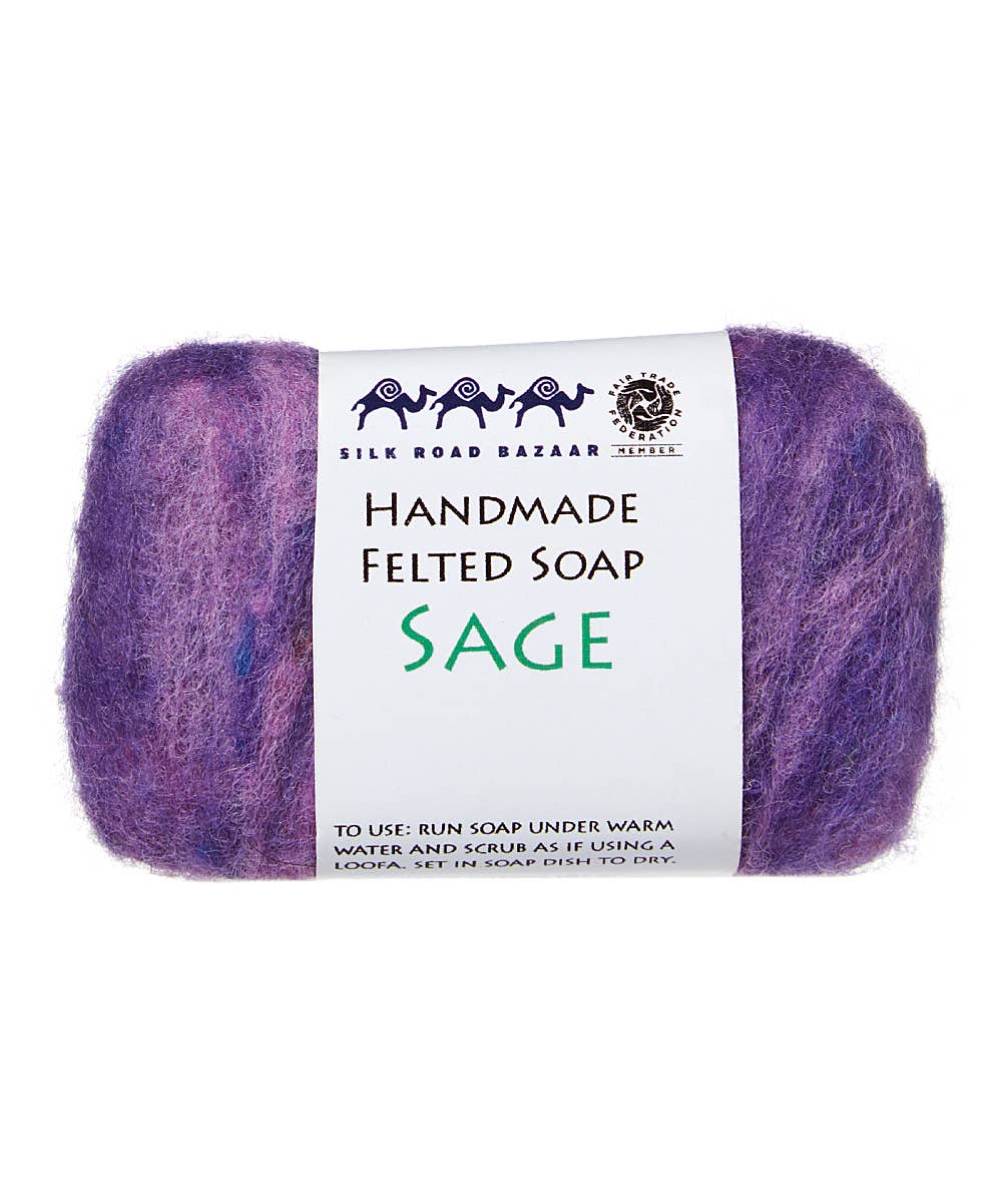 Felted Soap, Sage