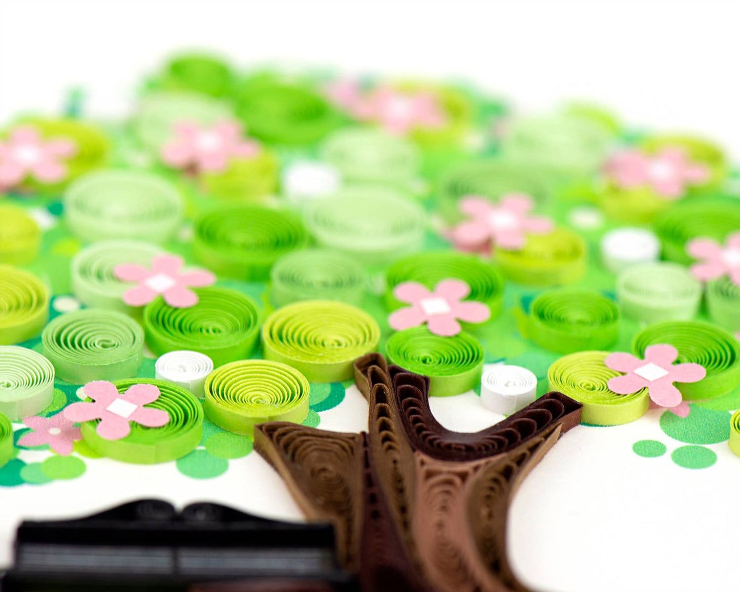 Quilled Greeting Card, "Spring Tree"