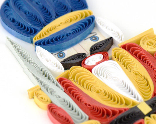 Quilled Greeting Card, "Nutcracker"