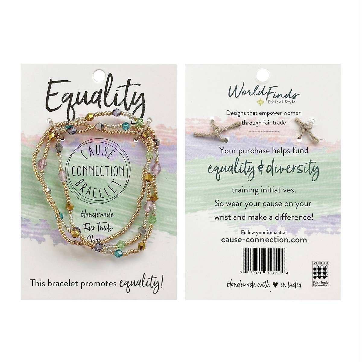 Multistrand Bracelet, "Cause Connection: Equality"