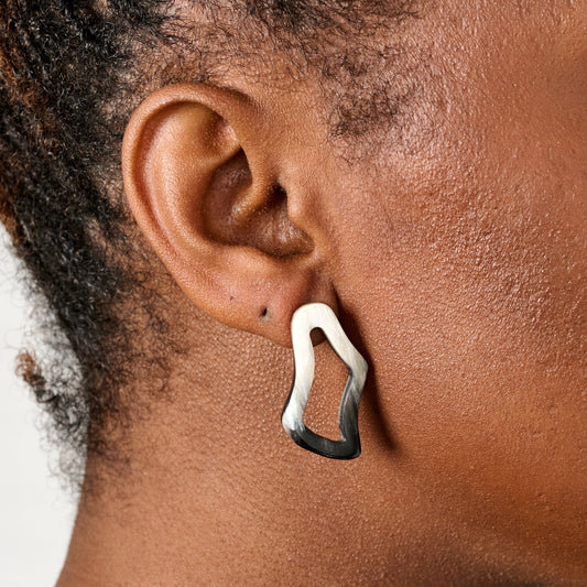 Hai Reclaimed Horn Post Earrings - Ten Thousand Villages