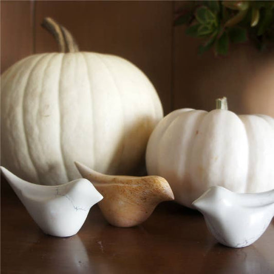 Natural Carved Stone Birds