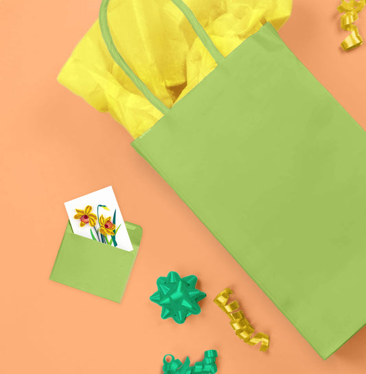 Quilled Gift Enclosure, "Daffodil"