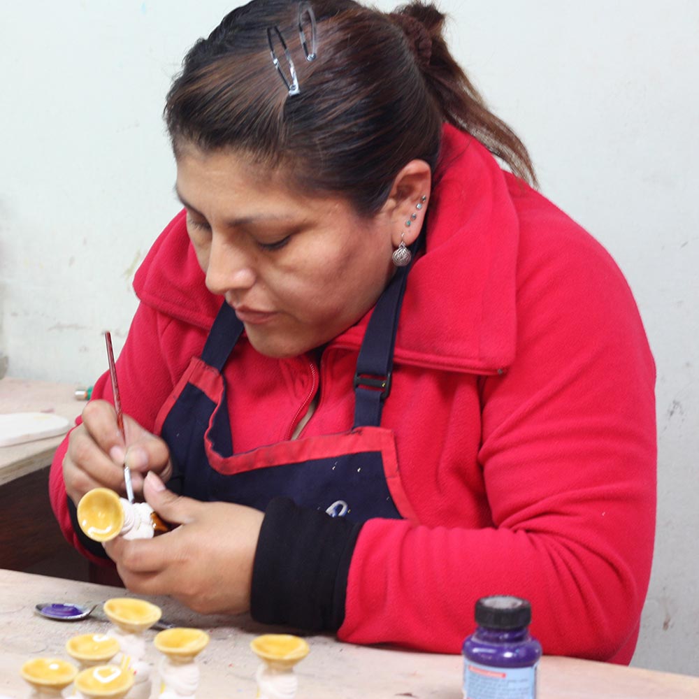 Happy Snowman Gourd Ornament
