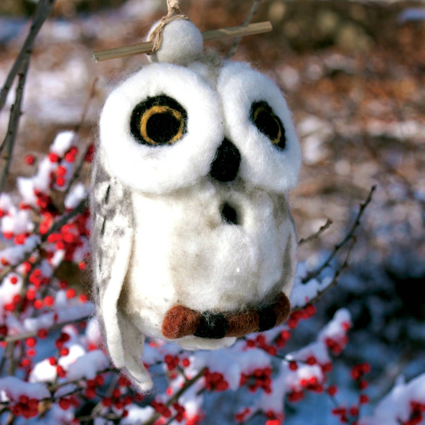Snowy Owl Birdhouse
