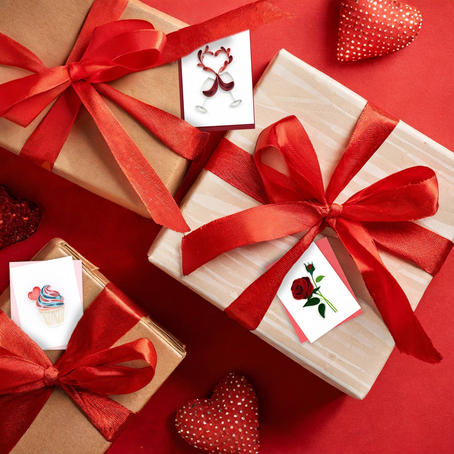 Quilled Gift Enclosure, "Lovely Cupcake"