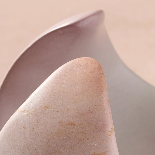 Maua Lotus Soapstone Candle Holder