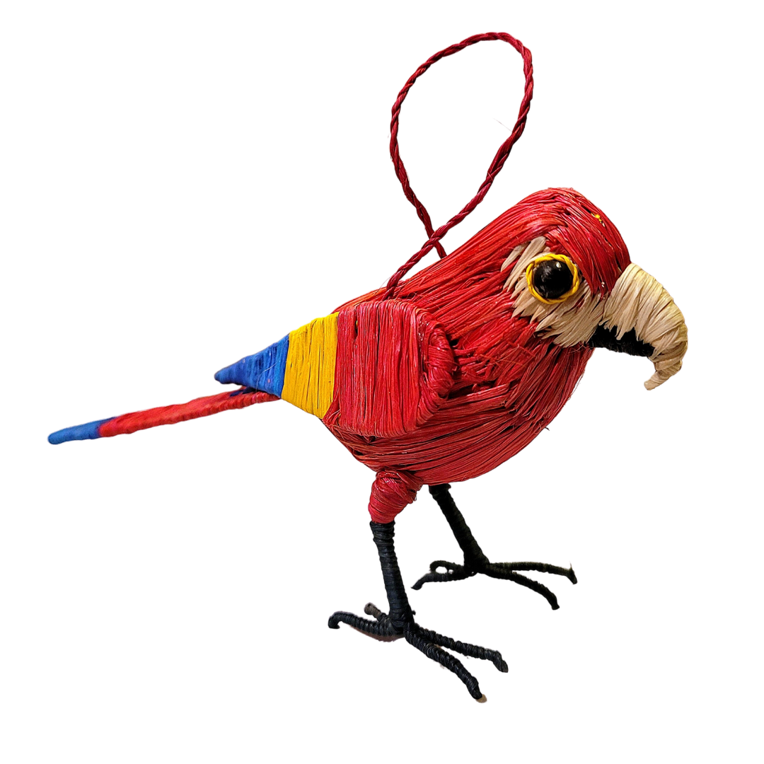 Macaw Woven Ornament