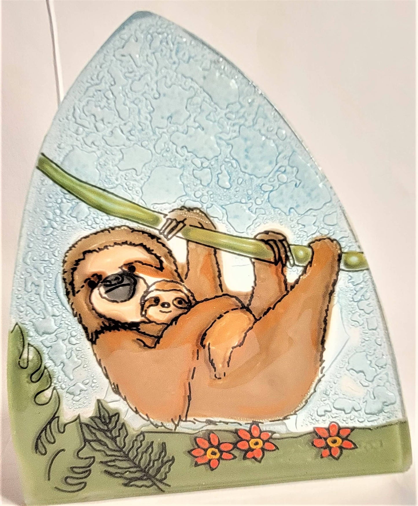 Glass Night Light - Sloth