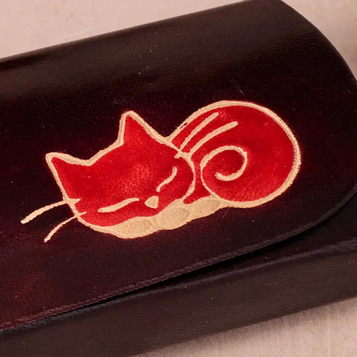 Eyeglass Case, Leather "Kittee"