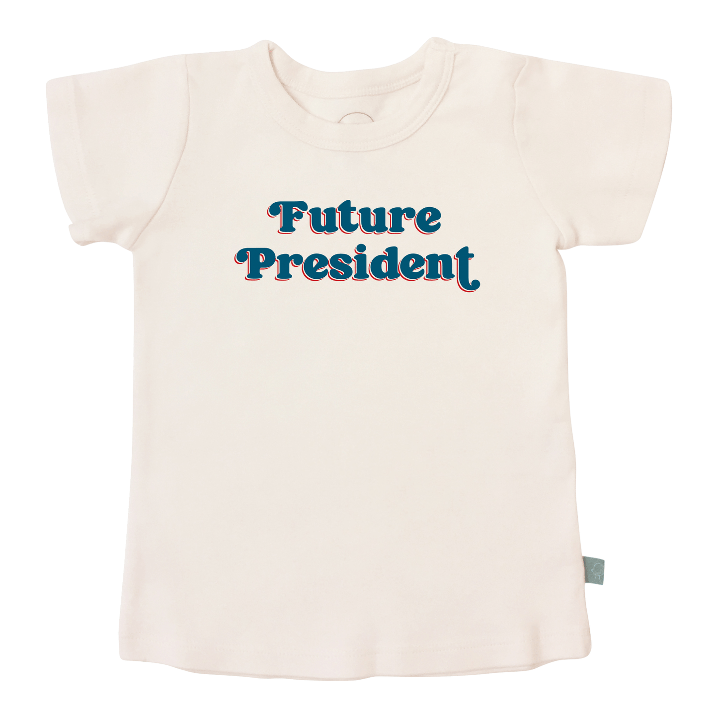 Organic Graphic Kid's Tee, "Future President"