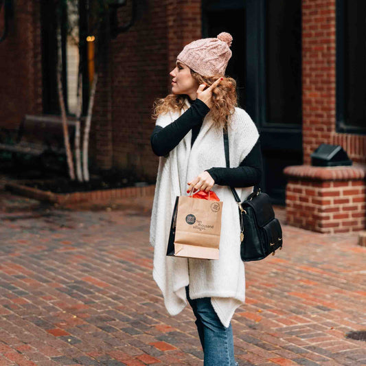 Le Ski Cable Knit Winter Hat - Pink - Default Title (5918620)