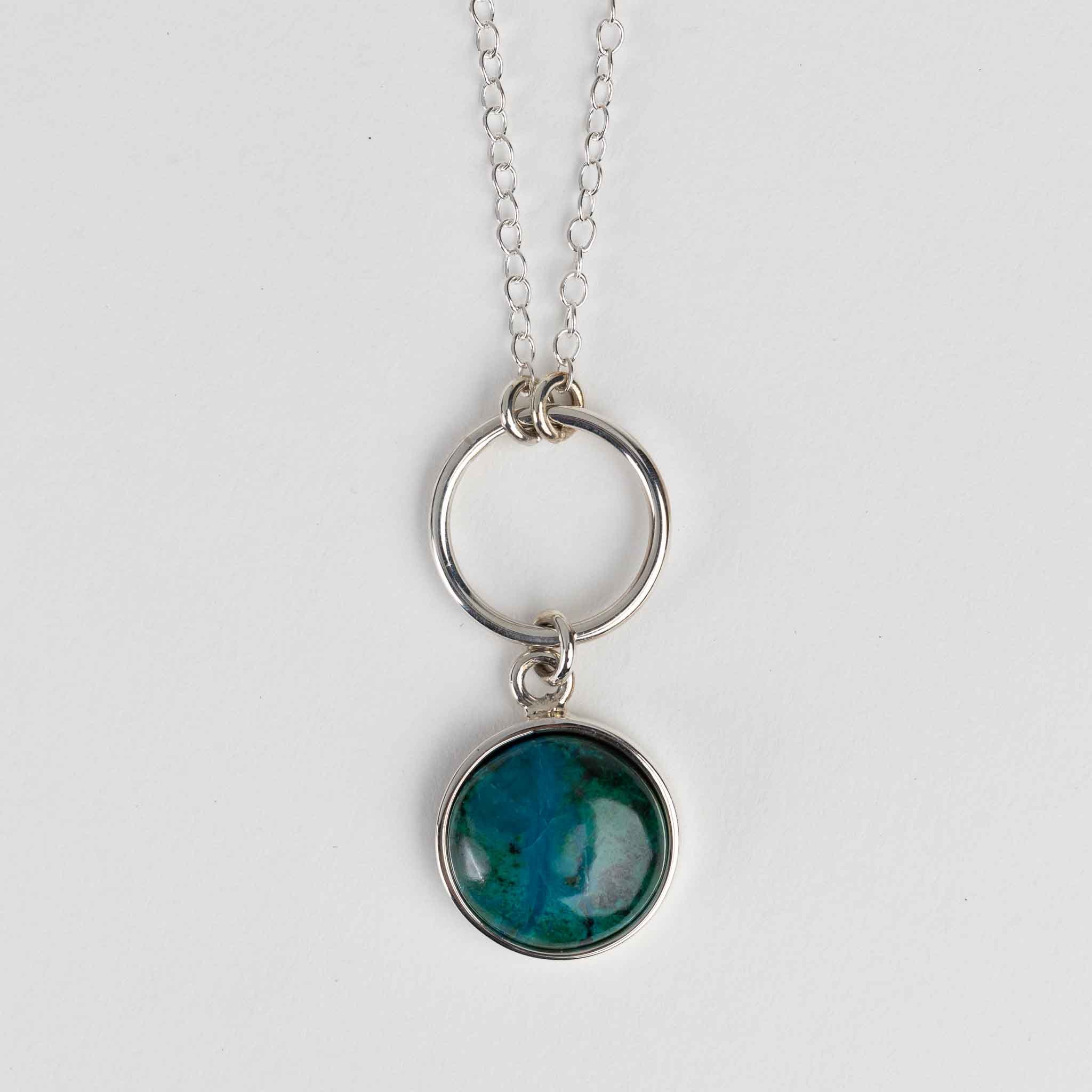 Isla Juntos Silver Pendant Necklace - Default Title (6109600)