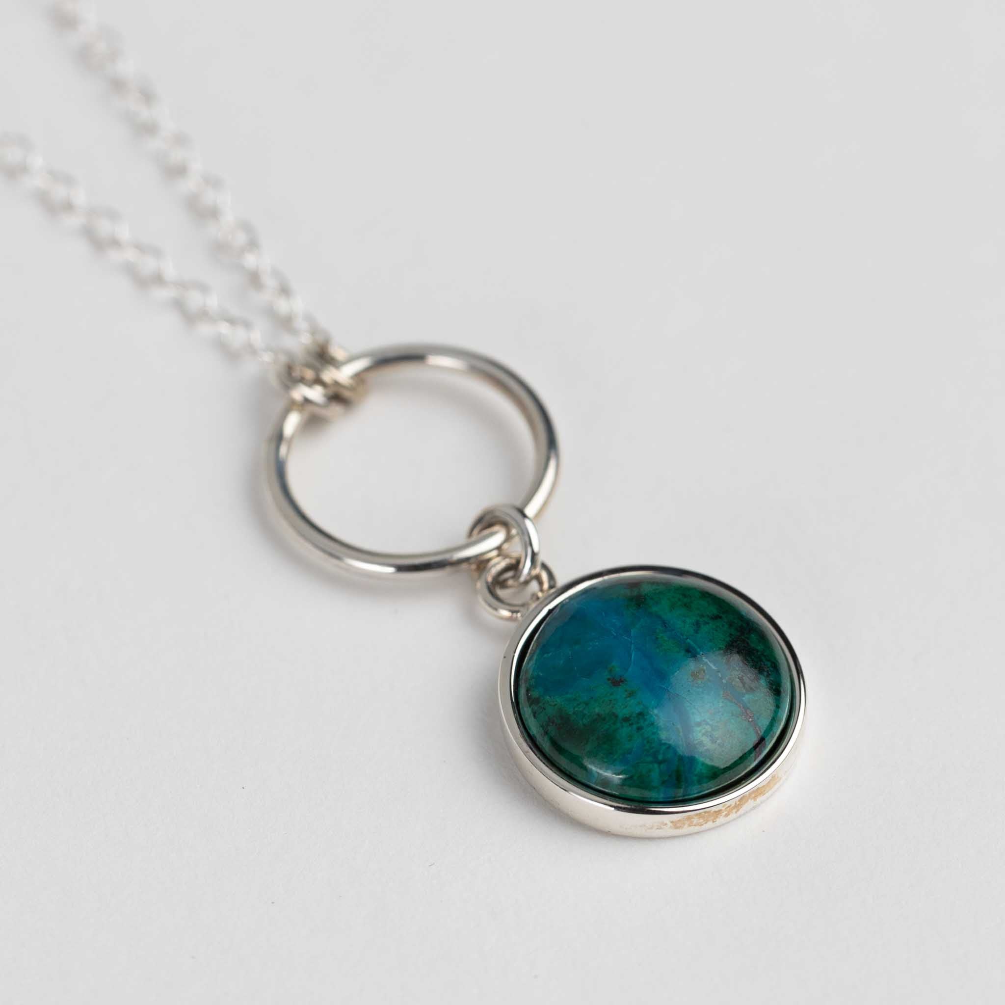 Isla Juntos Silver Pendant Necklace - Default Title (6109600)