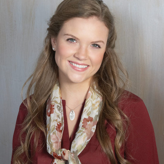 Earrings post heart MOP/silv .25D