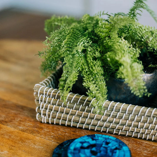 Kaisa Square Basket Tray 10''