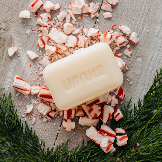 Plant Based Soap, Candy Cane (Peppermint)