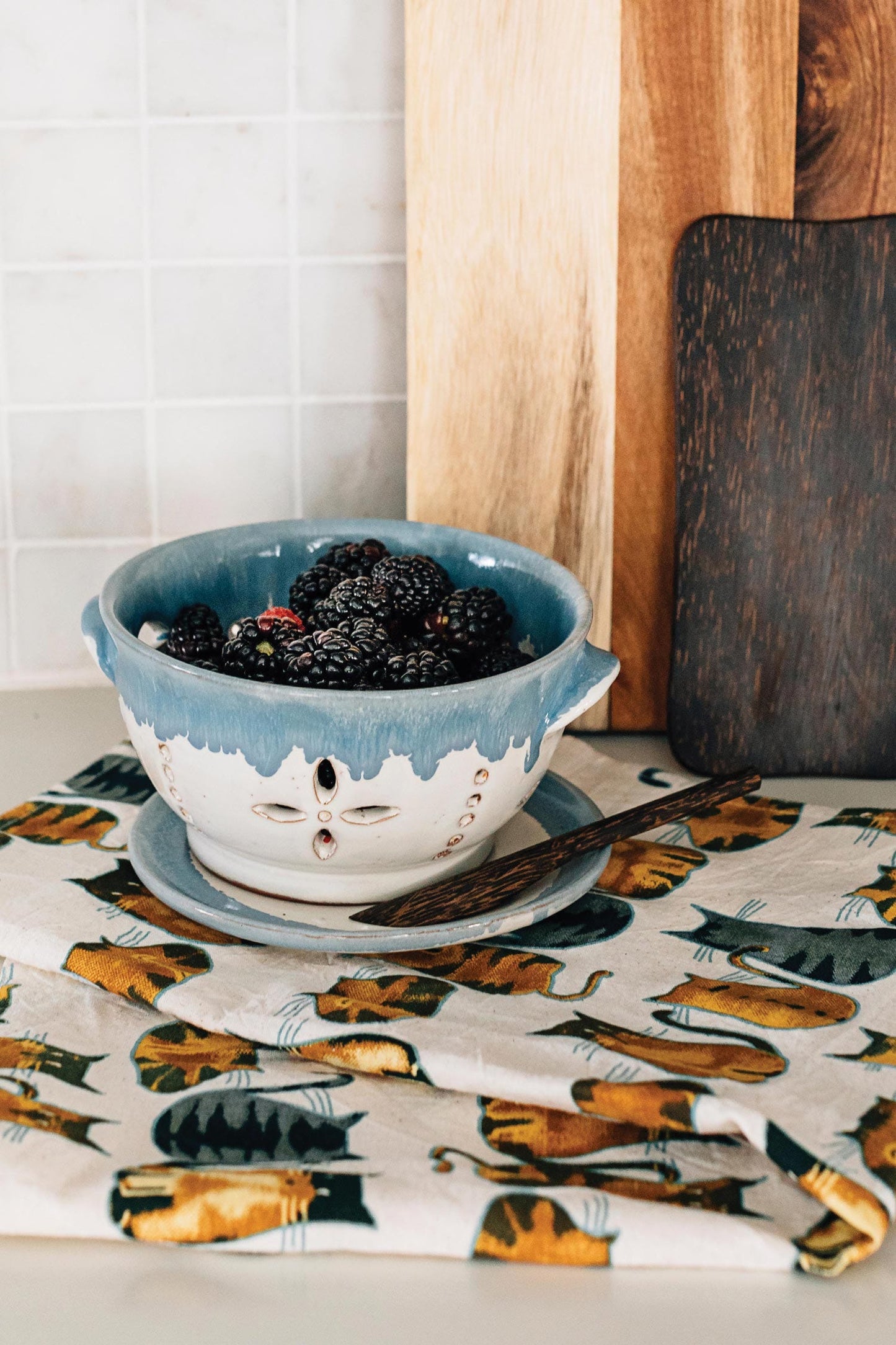 Cotton Tea Towel, Cats