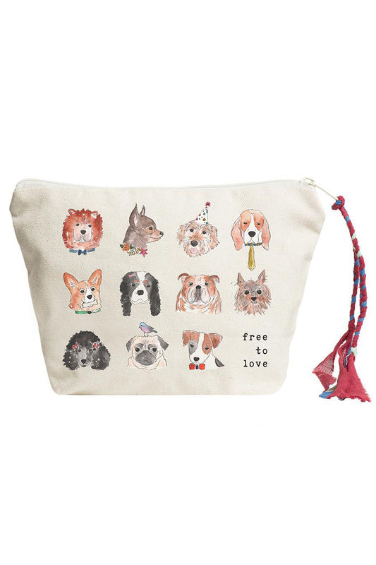 Pouch FREE TO LOVE/dogs