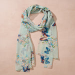 Komal Butterfly Chiffon Scarf