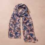 Komal Paisley Chiffon Scarf