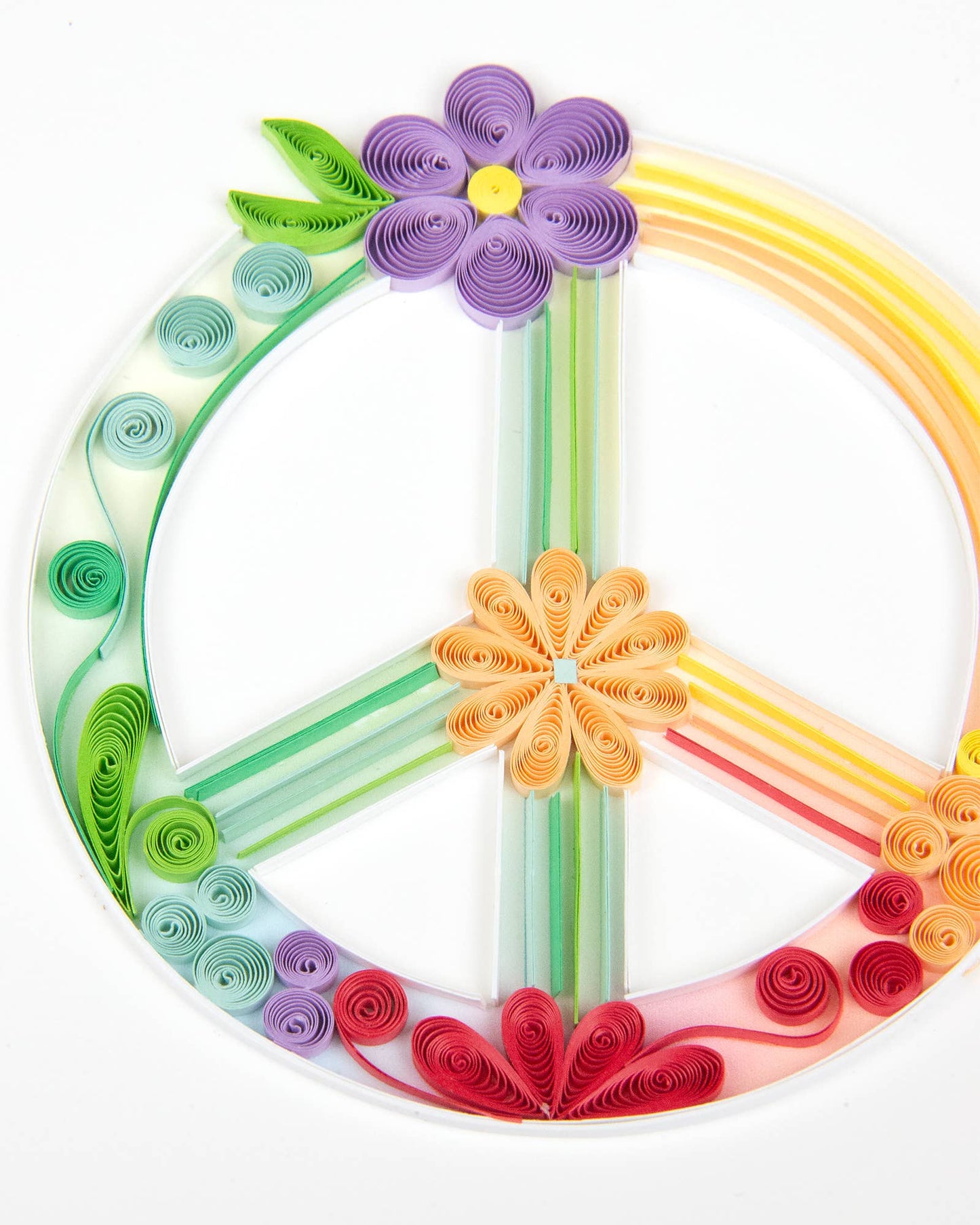Quilled Greeting Card, "Peace Sign"