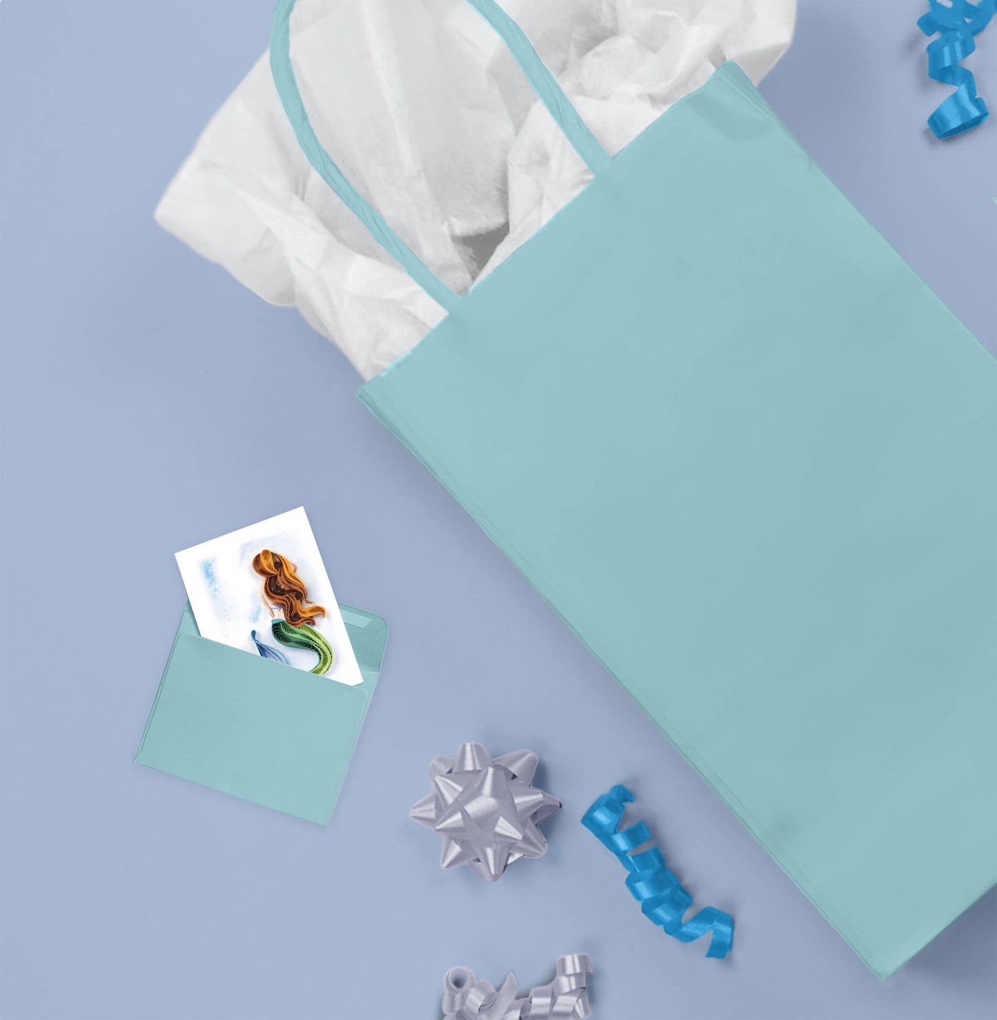 Quilled Gift Enclosure, "Mermaid"