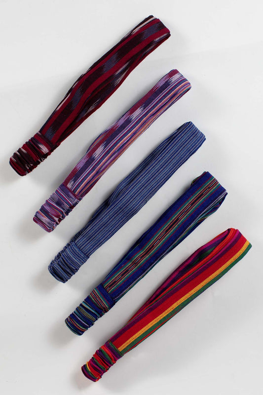 Hair bnd wvn cttn 7D asst clrs