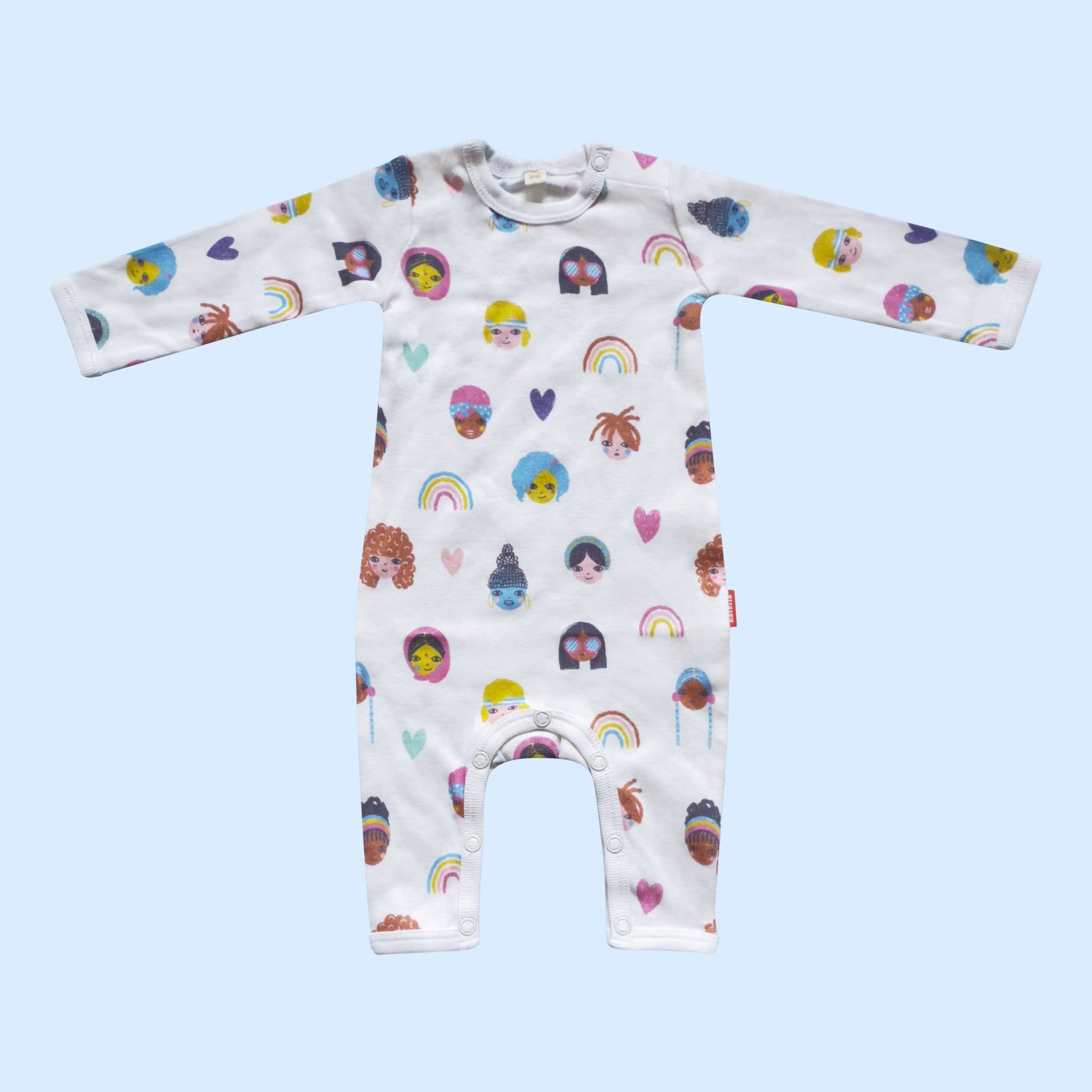 Baby Romper, Girls Print Fall Organic Newborn Clothing