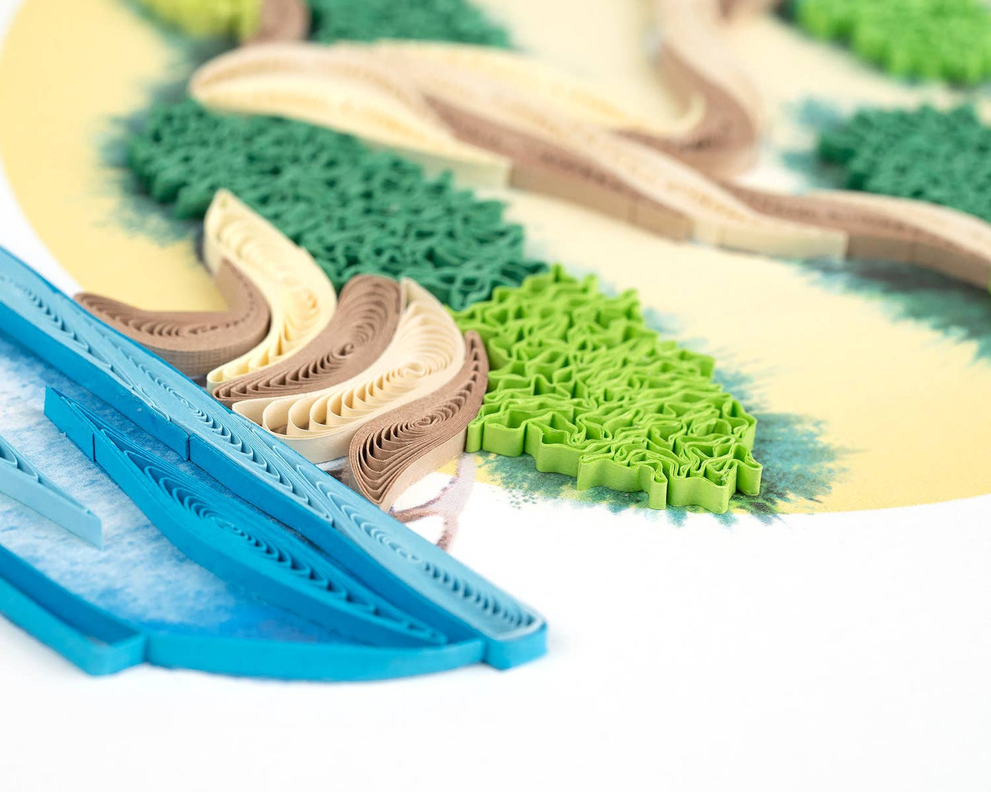 Quilled Greeting Card, "Bonsai Tree"