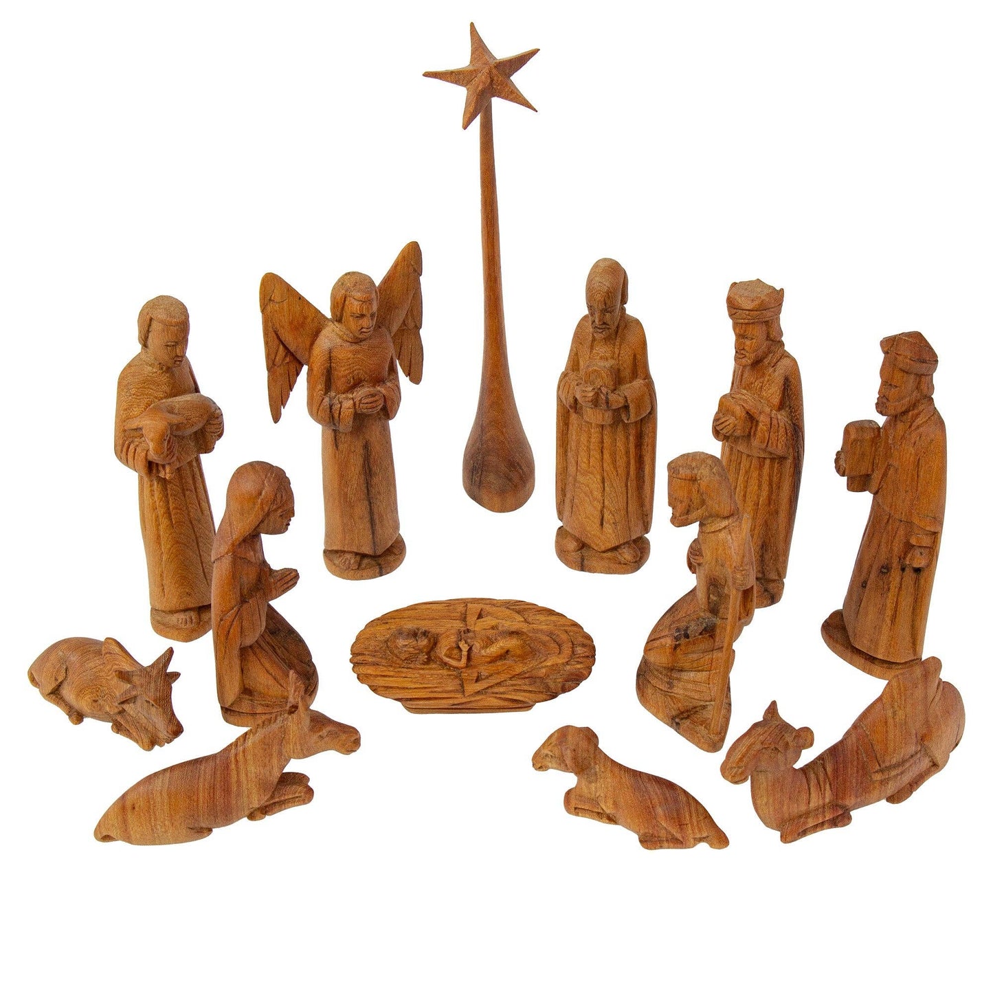 Wild Wood Nativity Set, 13 pieces