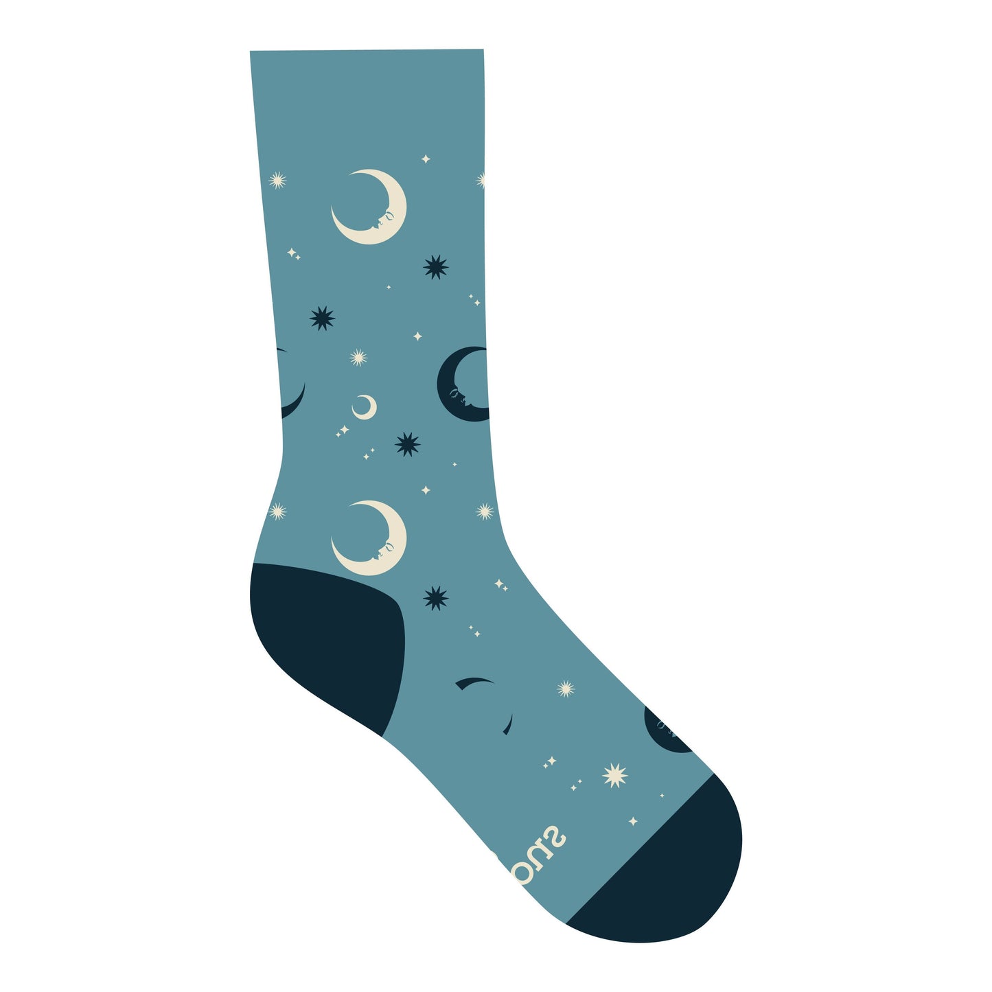 Socks that Fight for Women's Equality (Blue Lunar)