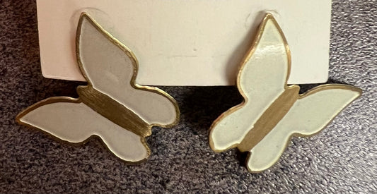 Earrings, "Butterfly Stud"