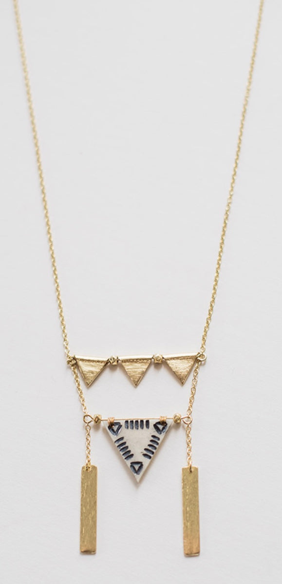 Necklace, "Oblique Triangle"