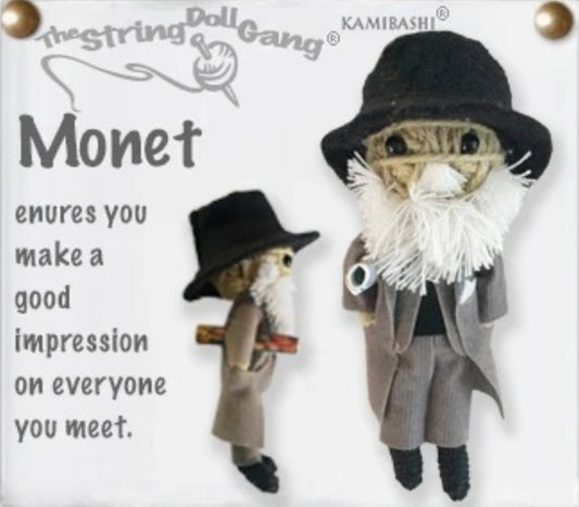 Keychain String Doll, "Monet"