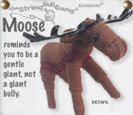 Keychain String Doll, "Moose"