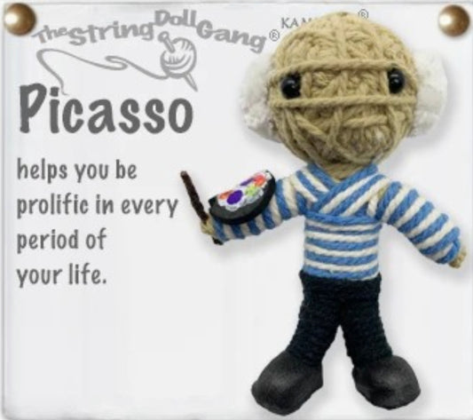 Keychain String Doll, "Picasso"
