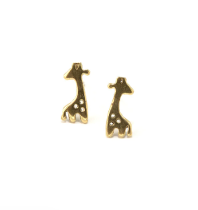 Earrings, "Stand Tall" Giraffe Studs