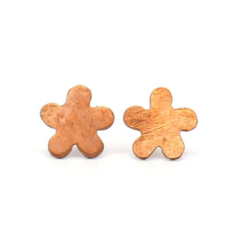 Earrings, "Flower Power" Studs