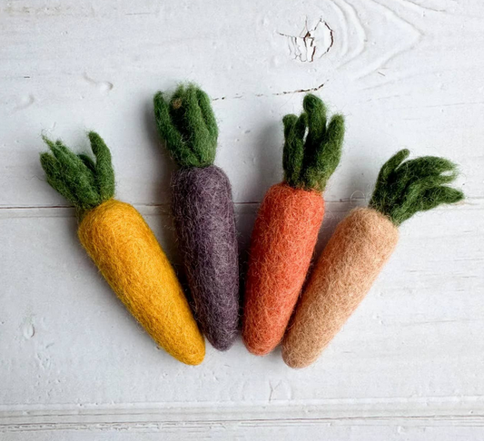 Felt Heirloom Carrot