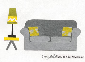 Recycled Paper Cards, "Getting Comfy" New Home