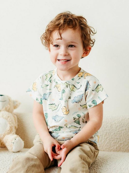 Organic Kids Tee, "Dino"