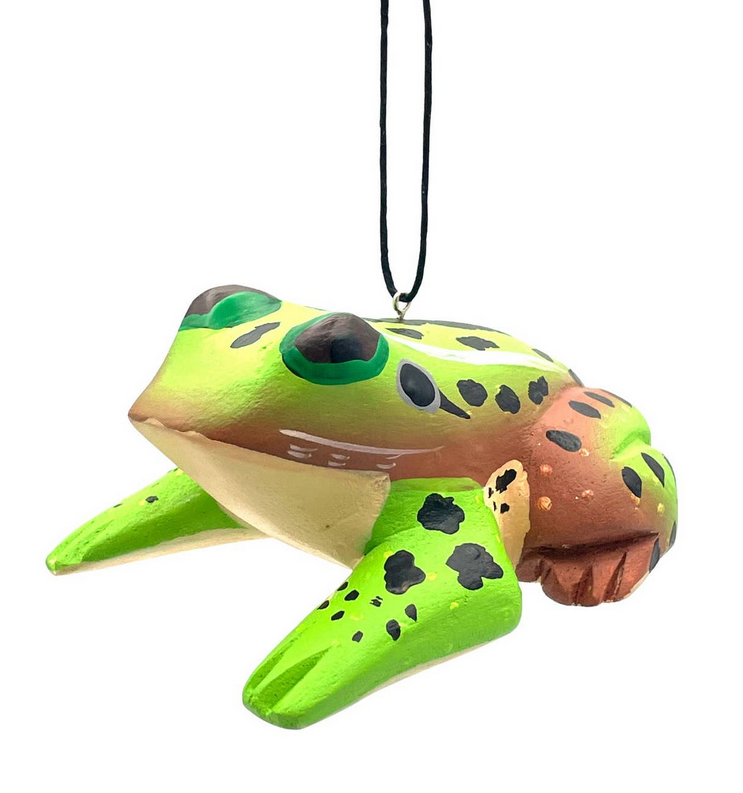 Southern Leopard Frog Balsa Ornament