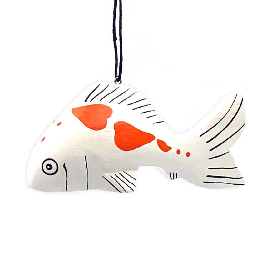 Koi Fish Balsa Ornament