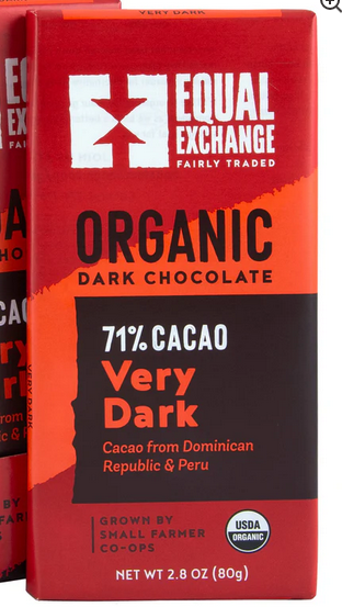 "Very Dark" 71% Dark Chocolate Bar