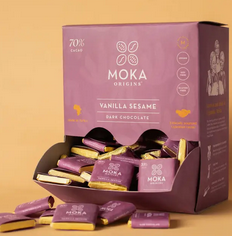 Vanilla Sesame Dark Mini Chocolate